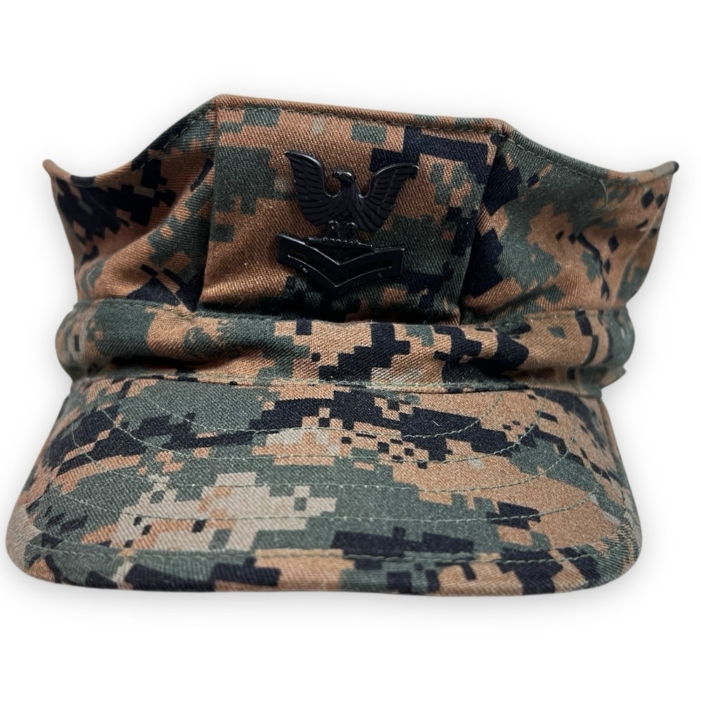 USMC Hat Cover Garrison Marpat Cover Medium Metal Pin‎ Sekri Navy Eagle Digital